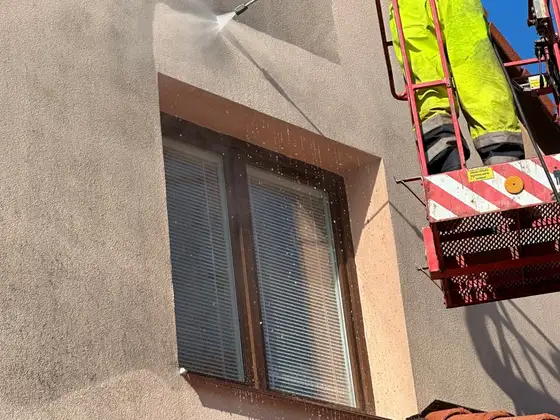 Čištění fasády, realizace RabatClean, fotografie 3